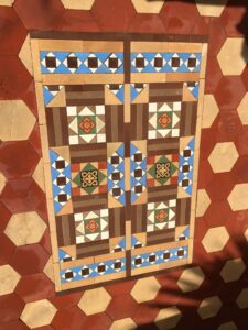 victorian tiles after cleaning